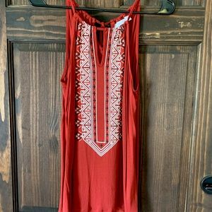 New York & Company extra-small red/orange Tank